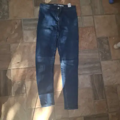 Jeans azul oscuro ajustados sybilla - miniatura 1