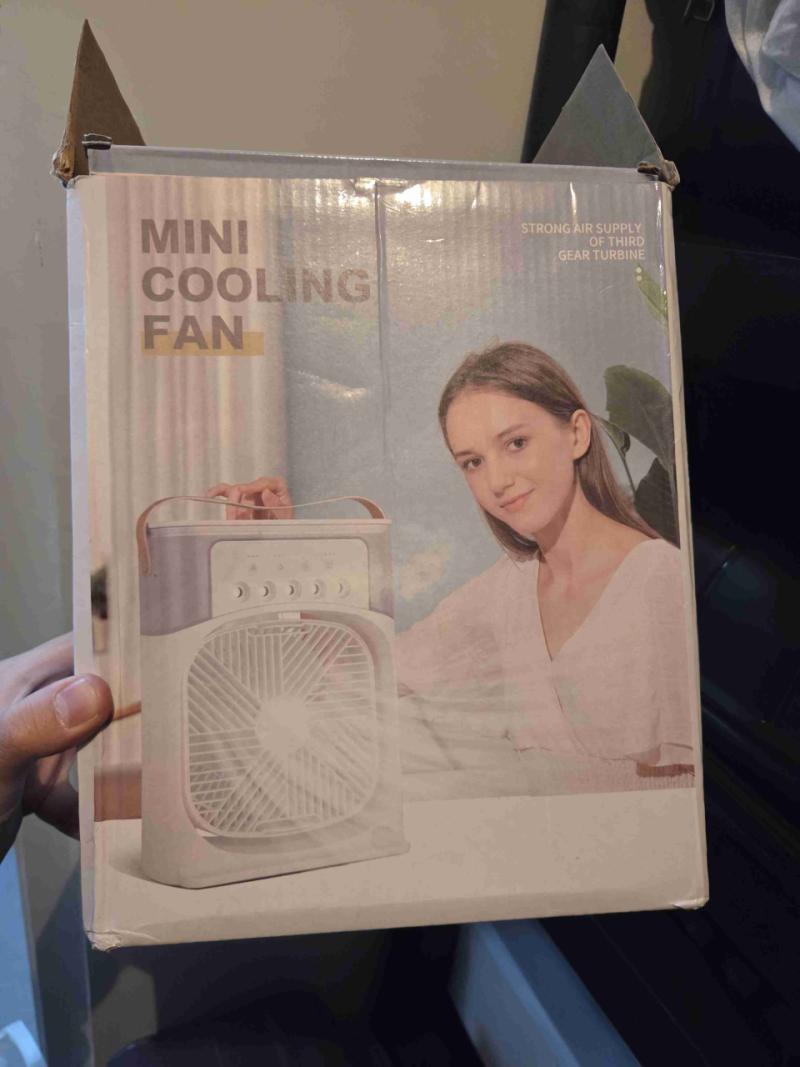 Ventilador portátil blanco - 2