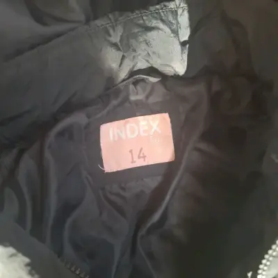 Chaqueta negra acolchada regia - miniatura 2