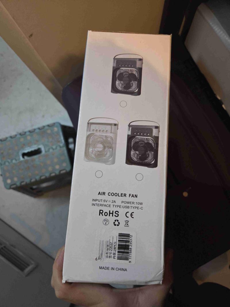 Ventilador portátil rosa - 3