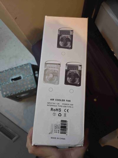 Ventilador portátil rosa - miniatura 3