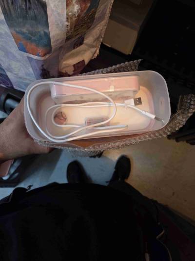 Ventilador portátil rosa - miniatura 4