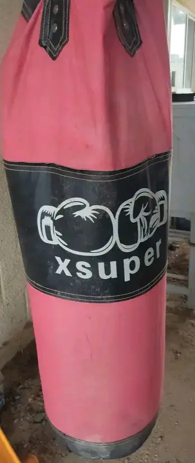 Saco de boxeo rosa Xsuper - miniatura 1