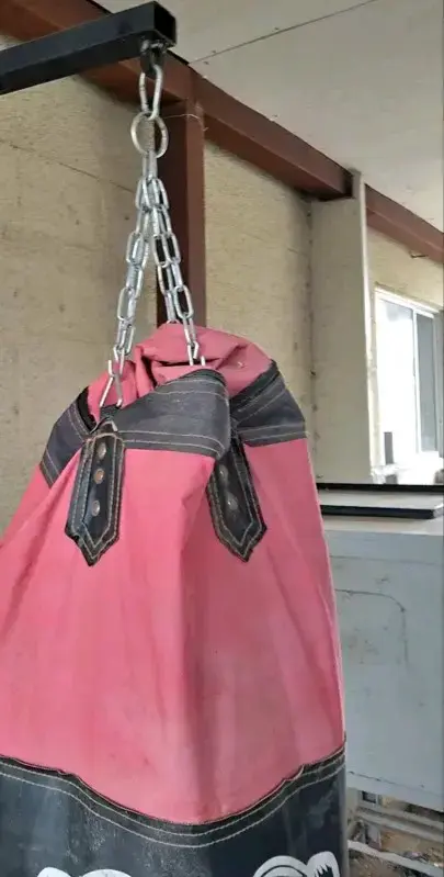 Saco de boxeo rosa Xsuper - 2