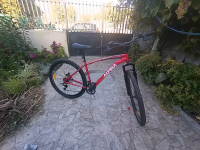 Bicicleta Alpina roja - miniatura 1
