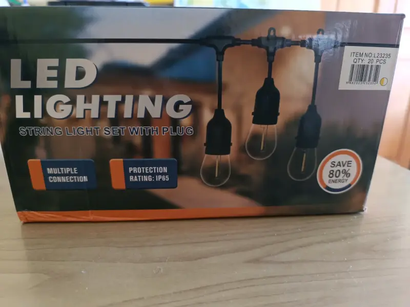 Luces LED con enchufe