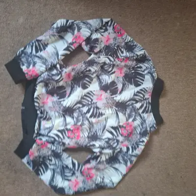 Chaqueta estampado floral mujer - miniatura 2