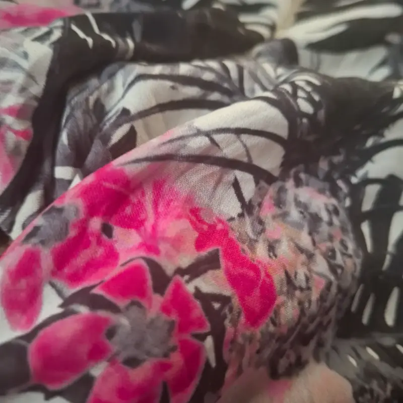 Chaqueta estampado floral mujer - 3