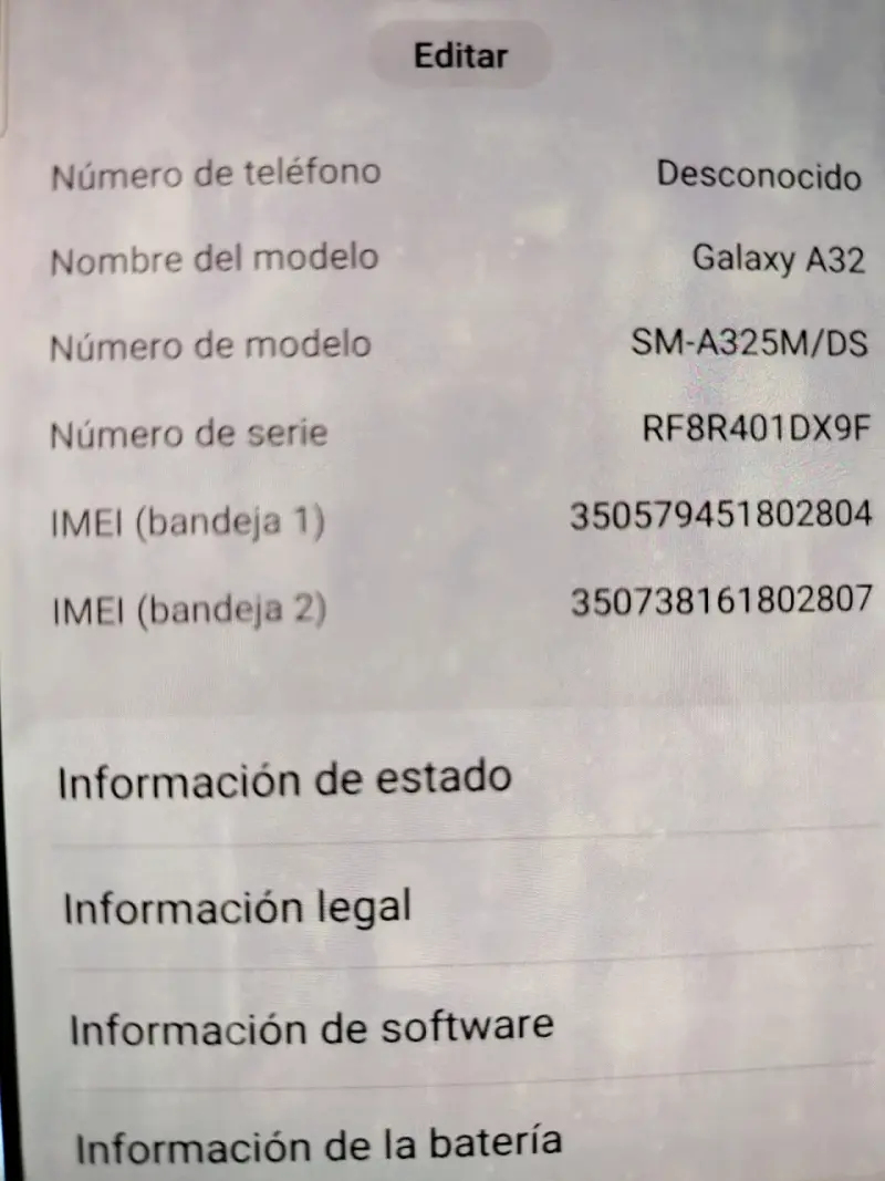 Galaxy A32 negro pantalla grande - 4