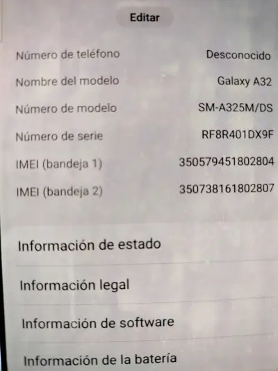 Galaxy A32 negro pantalla grande - miniatura 4