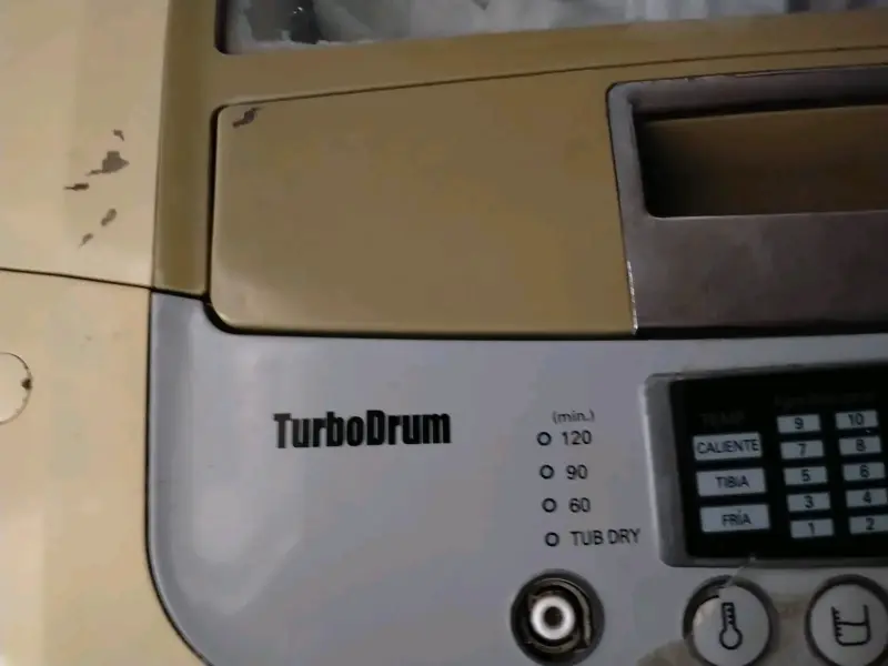 (((PARA REPARAR)))Lavadora Turbo Drum blanca - 2