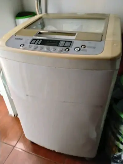 (((PARA REPARAR)))Lavadora Turbo Drum blanca - miniatura 4