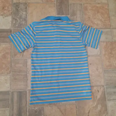 Polera rayada azul y naranja - miniatura 2