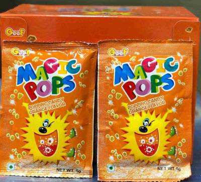 Caramelos Magic Pops sabor naranja - miniatura 1