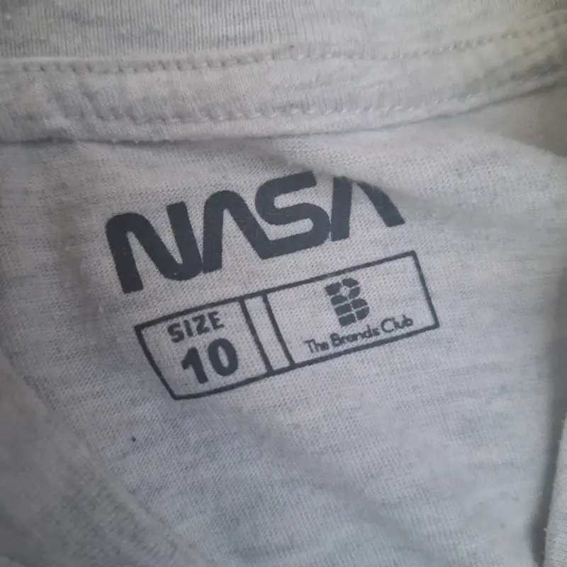 Polera gris NASA para niños - 3