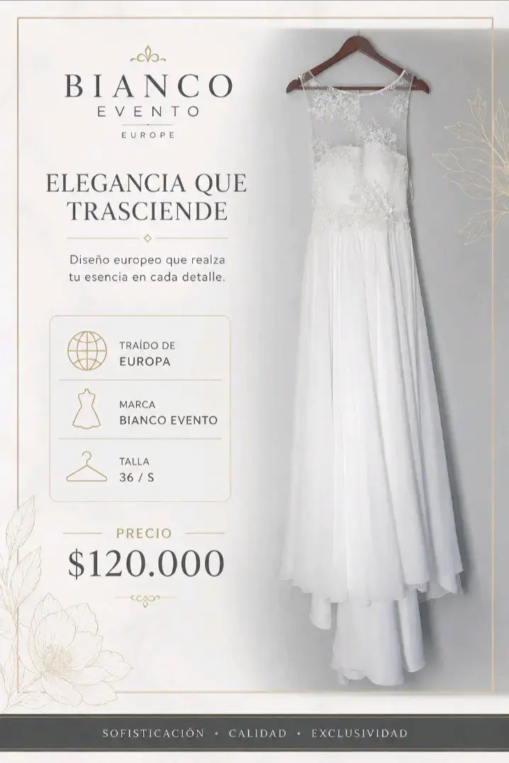 Vestido de novia Bianco Evento - 2