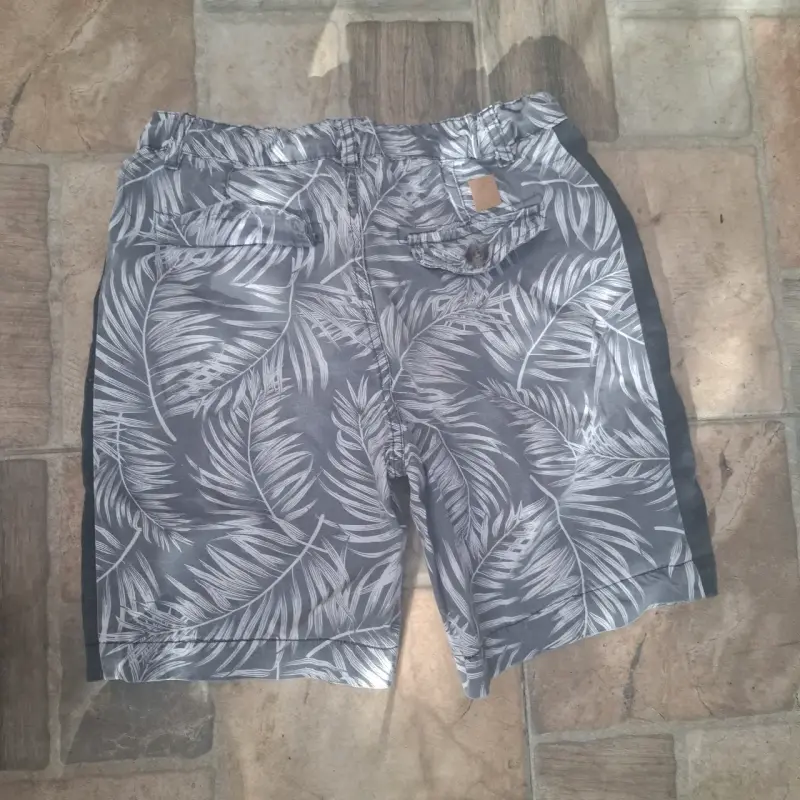 Bermudas estampadas grises infantiles - 3