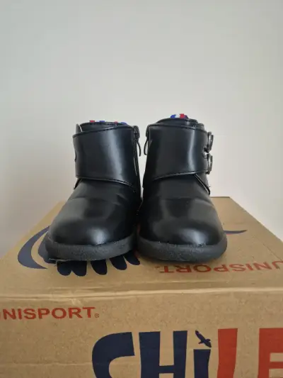 Botines negros clásicos de Huaso para bebé - miniatura 1