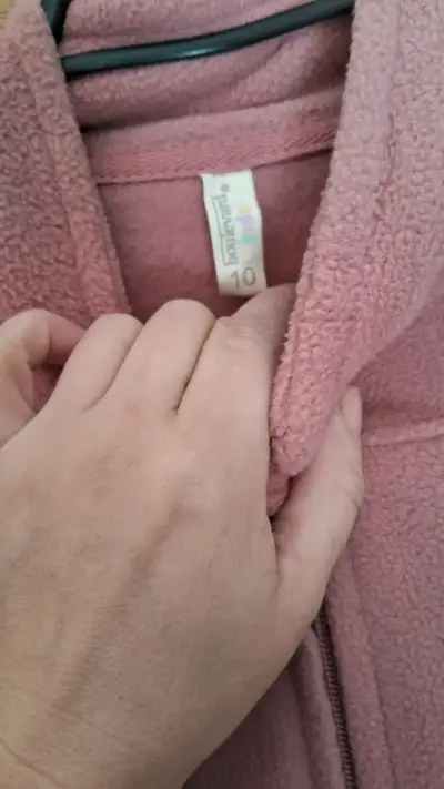 Abrigo rosado para niñas - miniatura 1