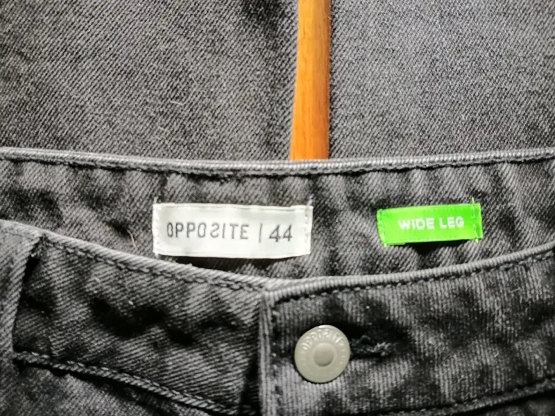 Jeans negros Opposite Wide Leg - 1