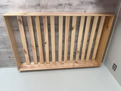 Base de cama simple madera - miniatura 2