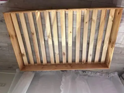 Base de cama simple madera - miniatura 3