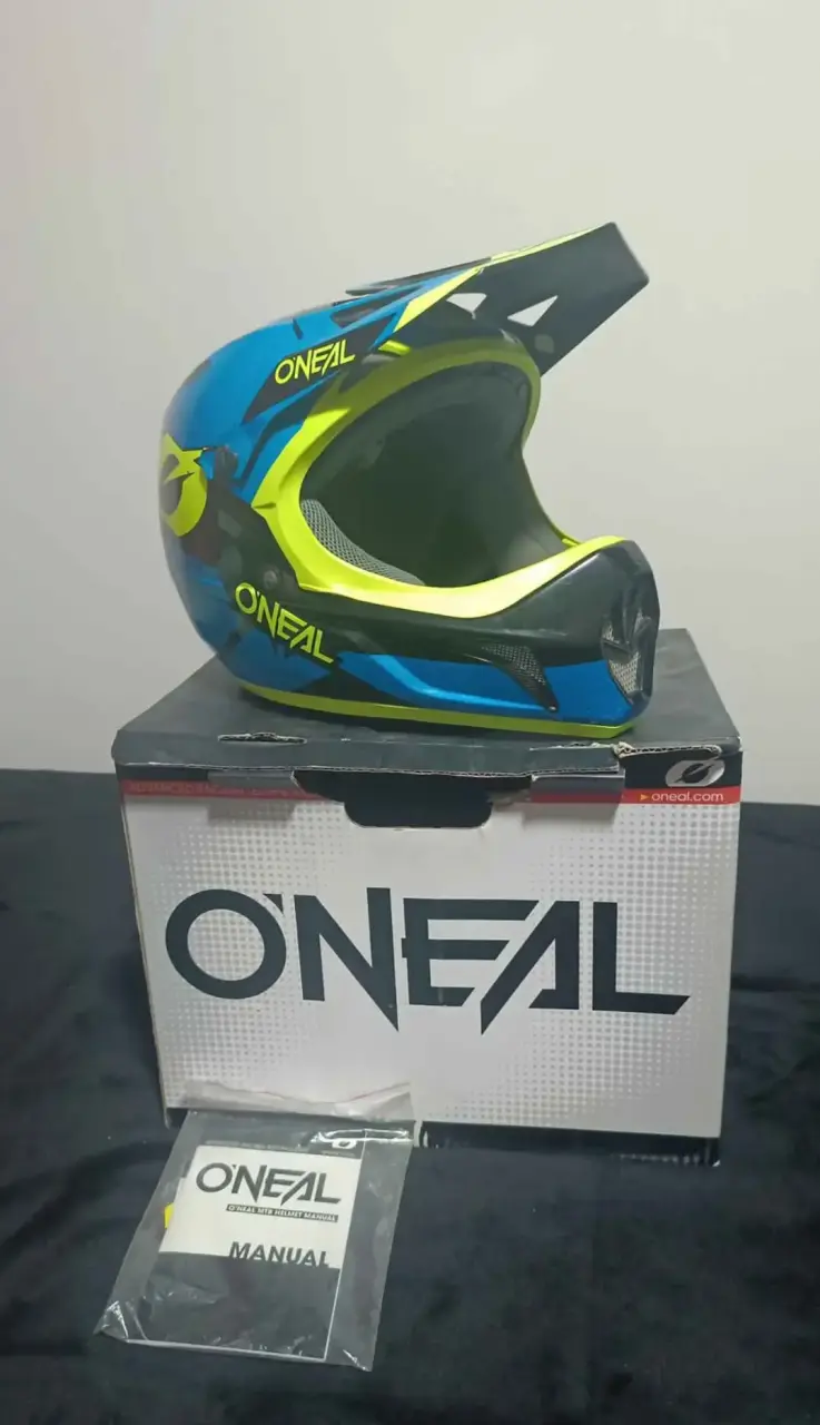 Casco de motocross O'Neal azul