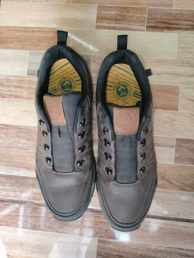 Zapatillas de cuero marrón - miniatura 1