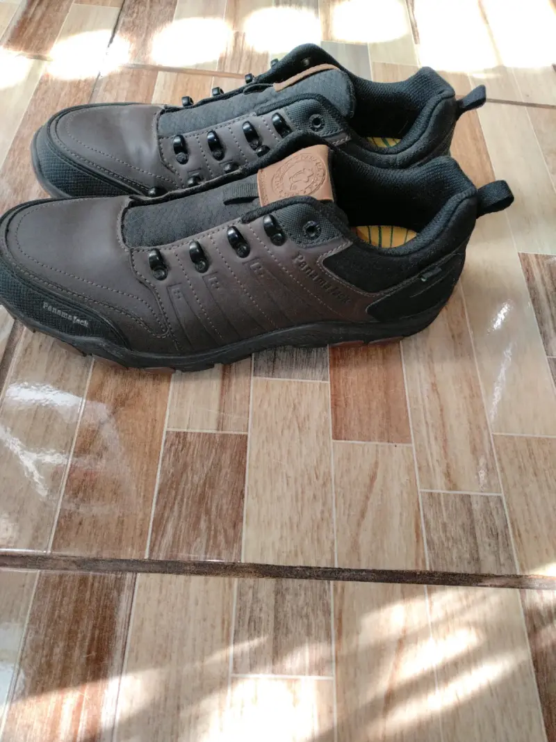 Zapatillas de cuero marrón - 2