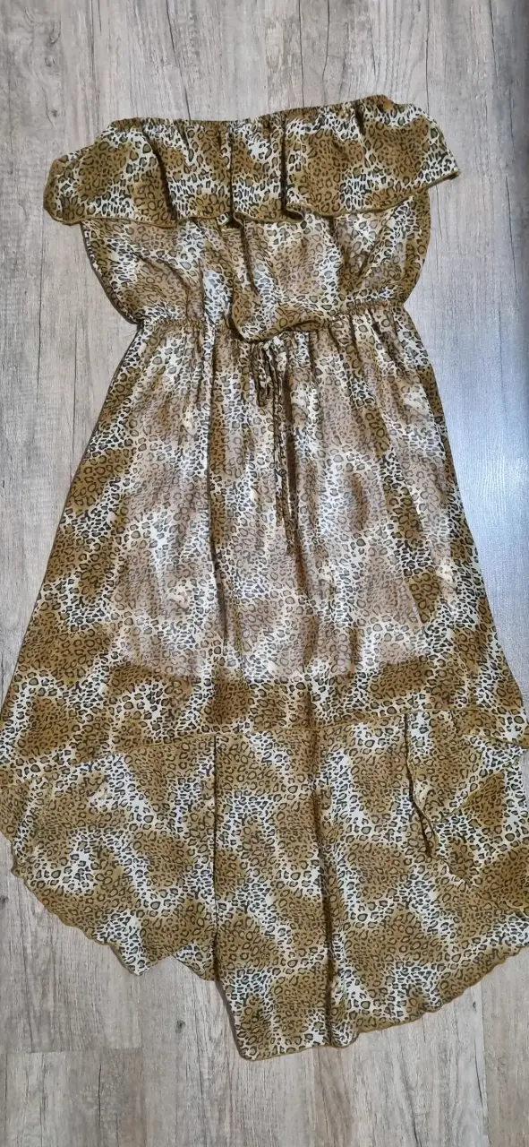 Vestido estampado animal print
