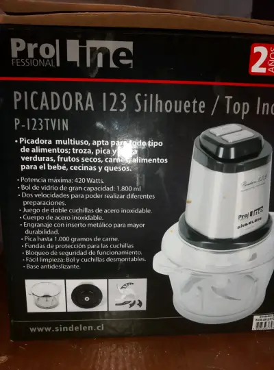 Picadora Sindelen 123 Silhouette Inox - miniatura 2