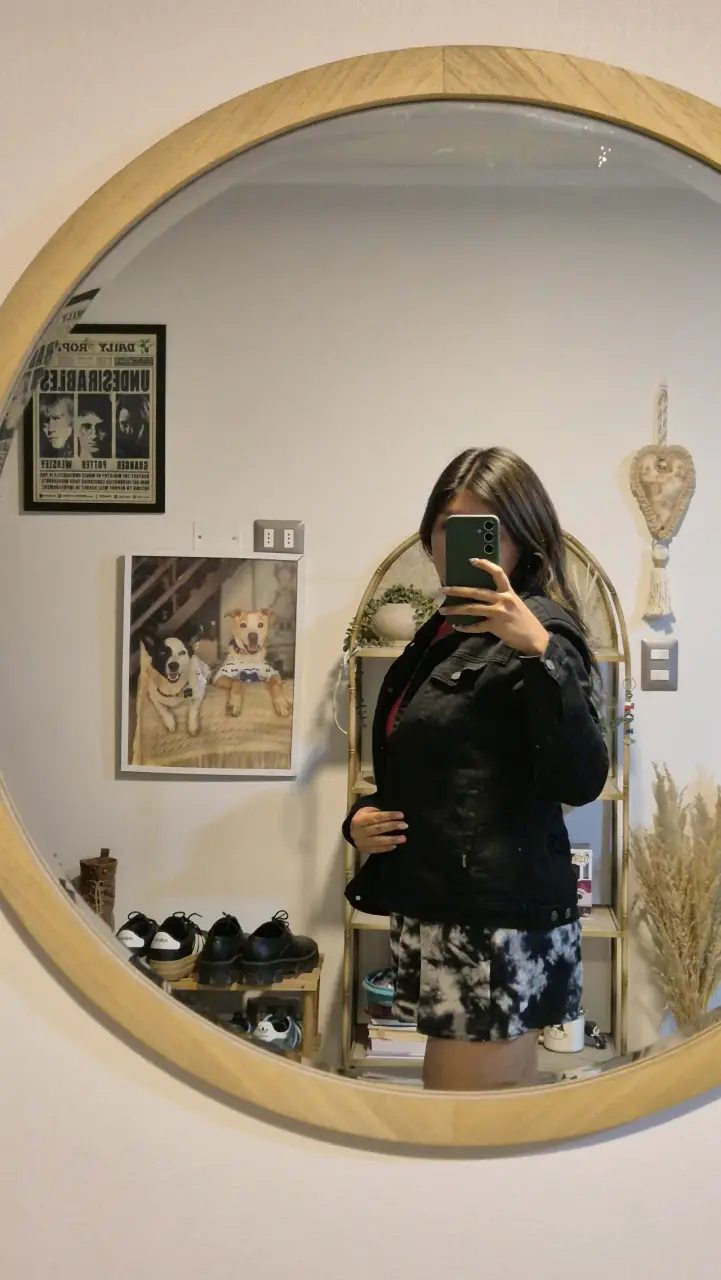 Chaqueta negra con forro polar - 6