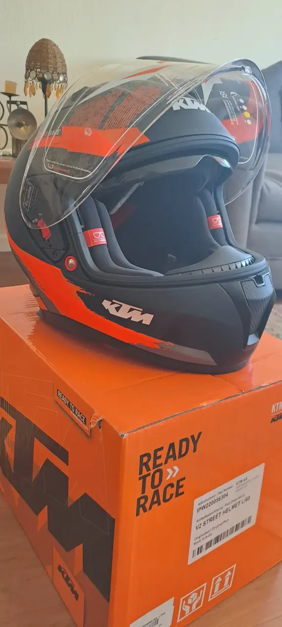 Casco de moto KTM negro - 2