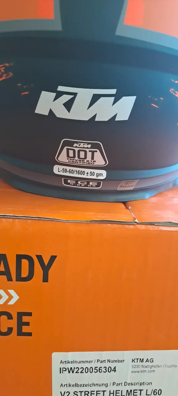 Casco de moto KTM negro - 3