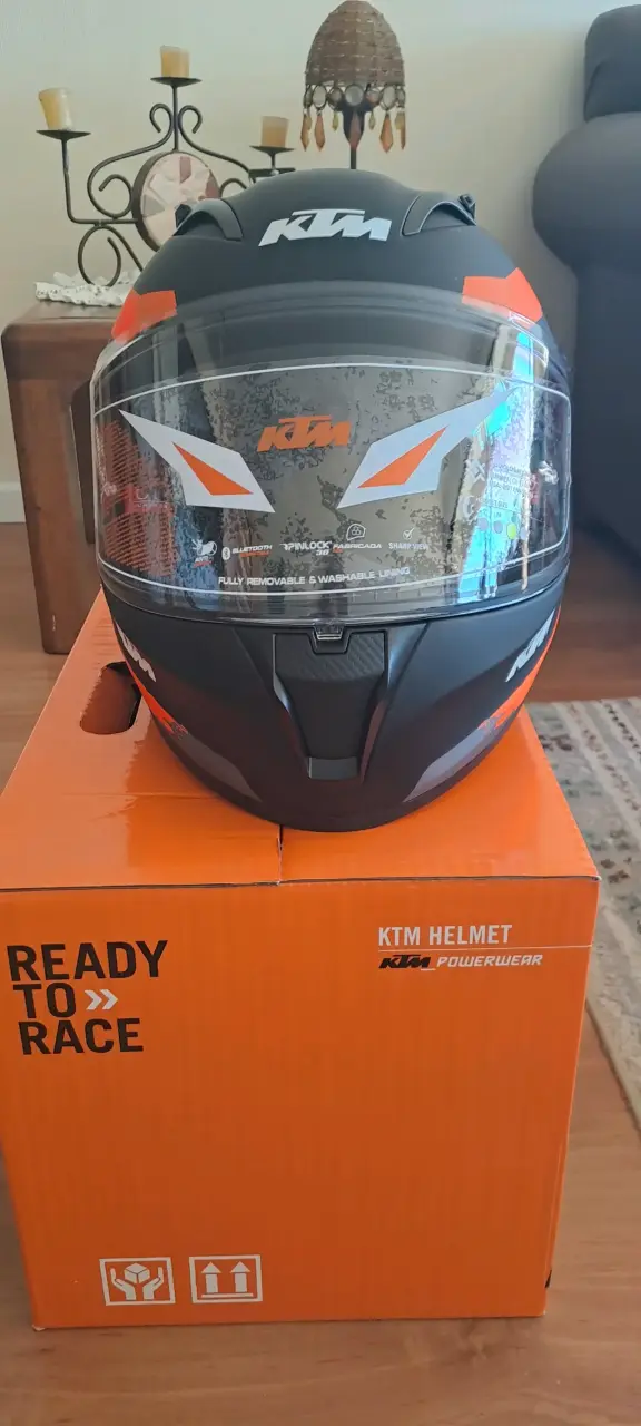 Casco de moto KTM negro - 4