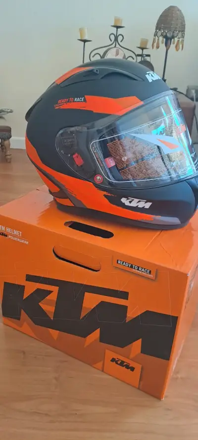 Casco de moto KTM negro - miniatura 5