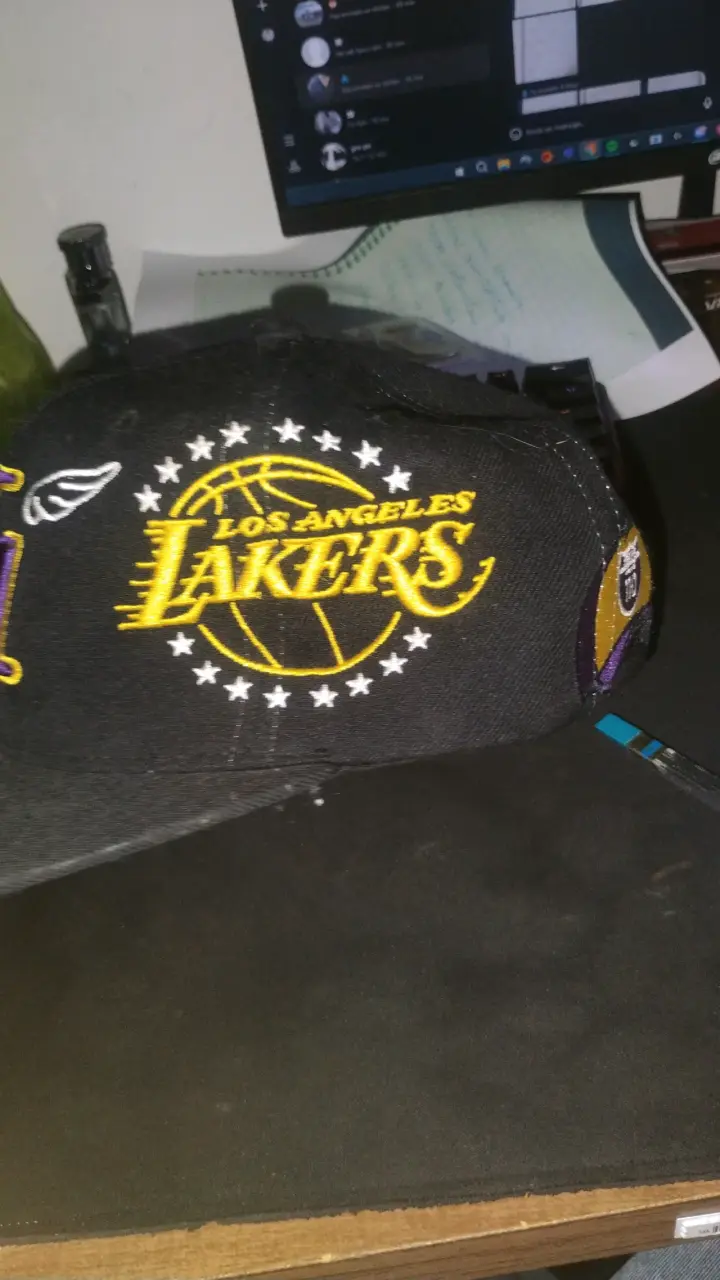 Gorra negra Los Angeles - 3