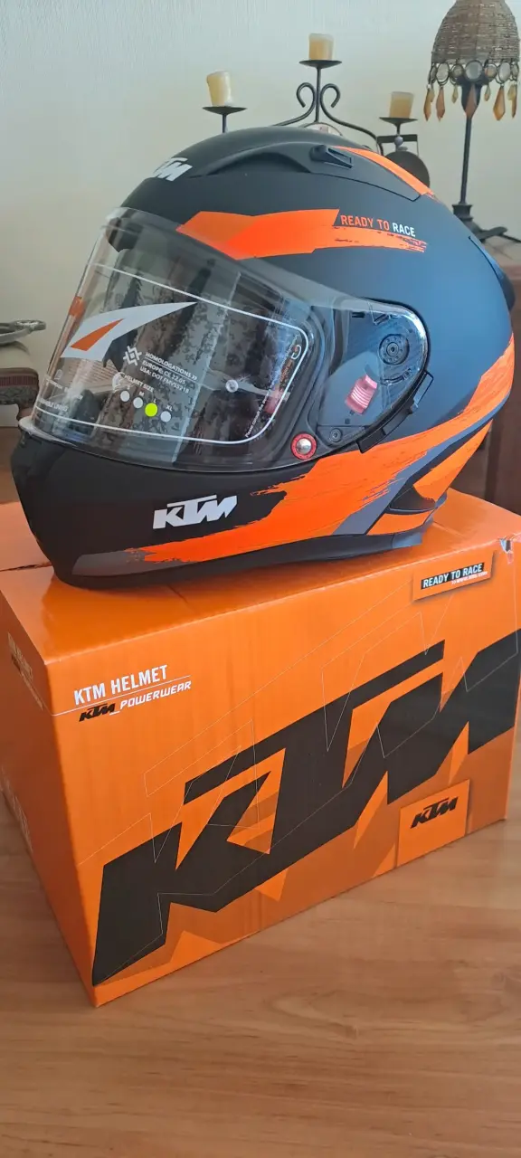 Casco de moto KTM negro - 6