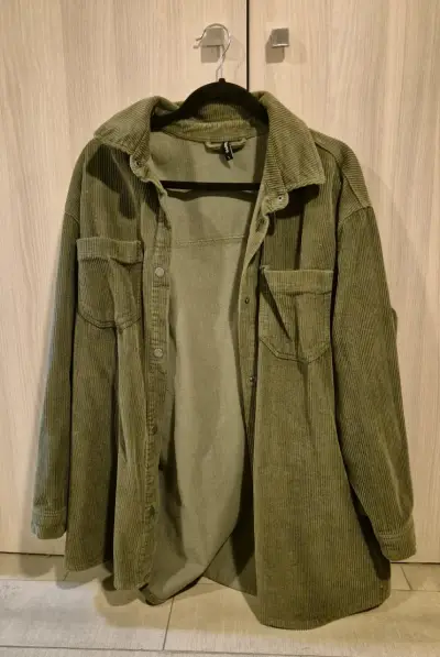 Chaqueta de pana verde - miniatura 1