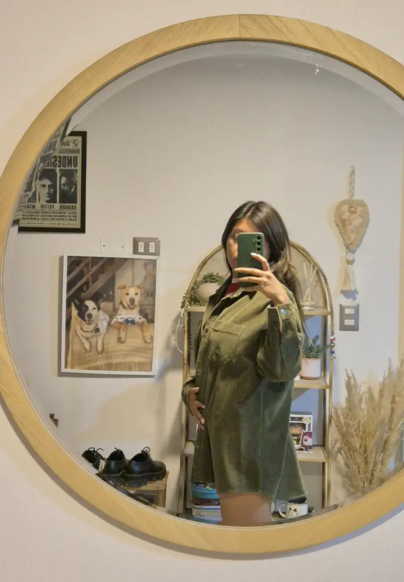 Chaqueta de pana verde - 6