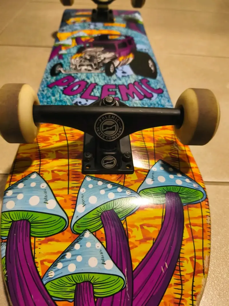 Tabla de skate 8.0 usada marca polemic - 5