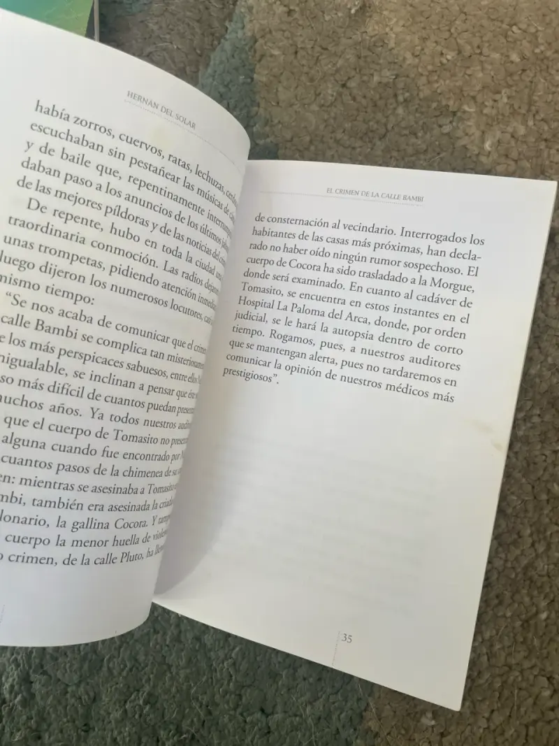 Libro El Crimen de la Calle Bambi - 3