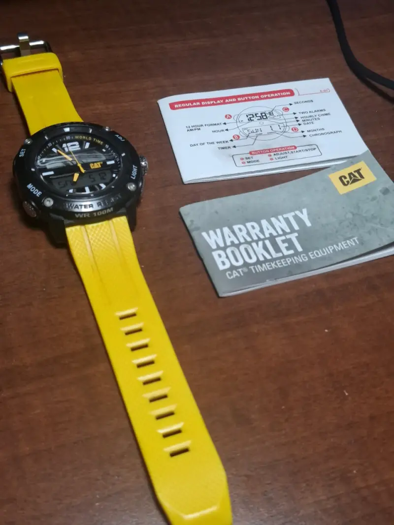 Reloj CAT amarillo deportivo - 2