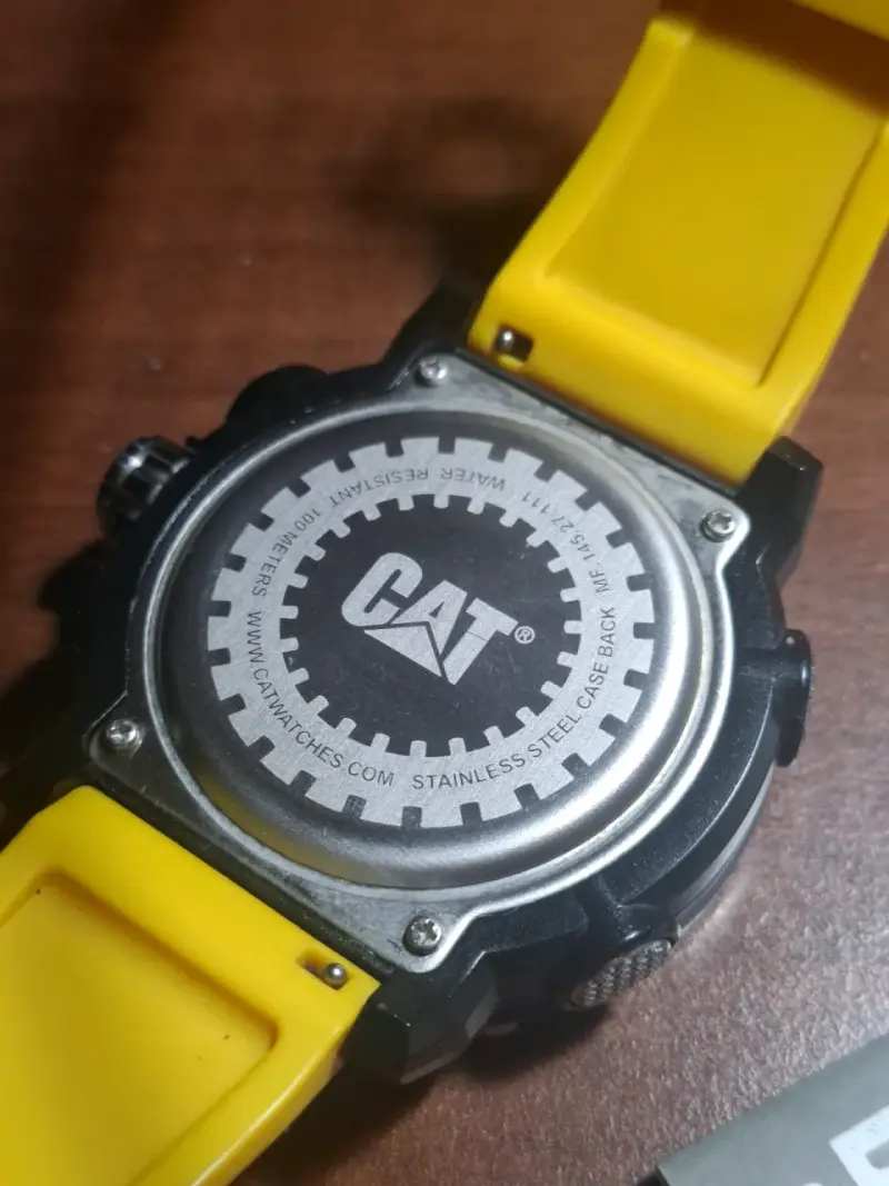Reloj CAT amarillo deportivo - 3