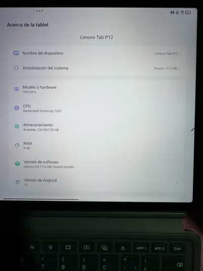 Lenovo Tab P12 con teclado y lápiz - miniatura 6