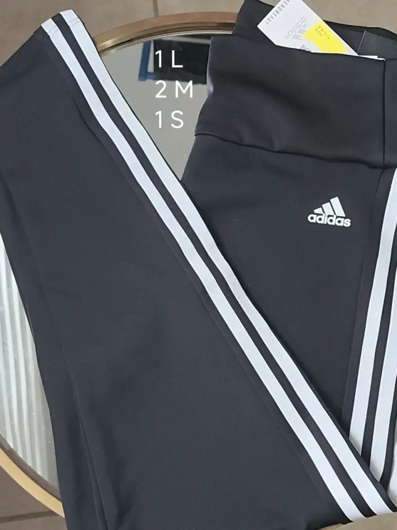 Pantalón deportivo rosa Adidas - 2
