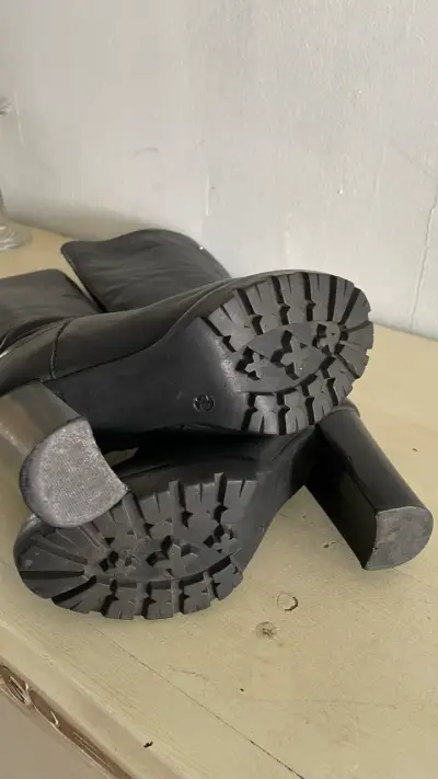 Botines de cuero negro Gacel - miniatura 3
