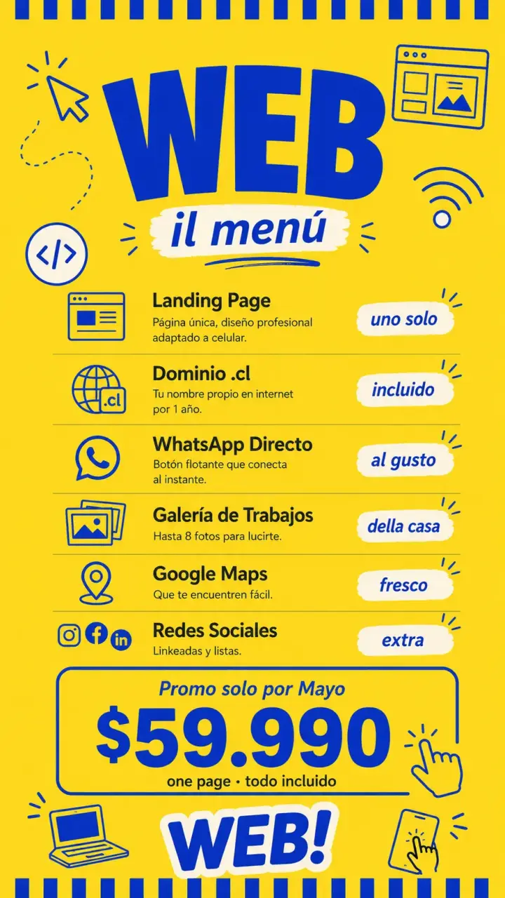 Servicio de página web con dominio