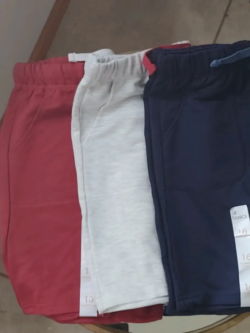 Shorts de algodón colores variados