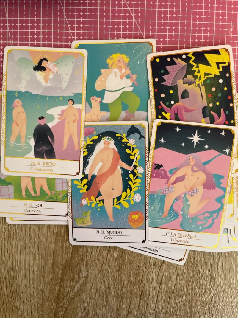 Tarot Sincronía dorado - 3